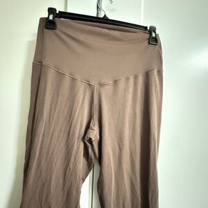 aerie High-Waist Lounge Leggings in Taupe Brown